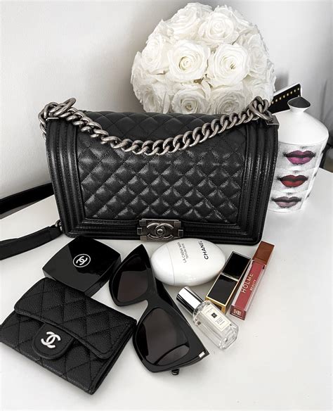 chanel chevron vs quilted boy bag|Chanel bag review.